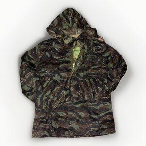 Men’s Military Style Camo Cold Weather Polyester Field Jacket Size L